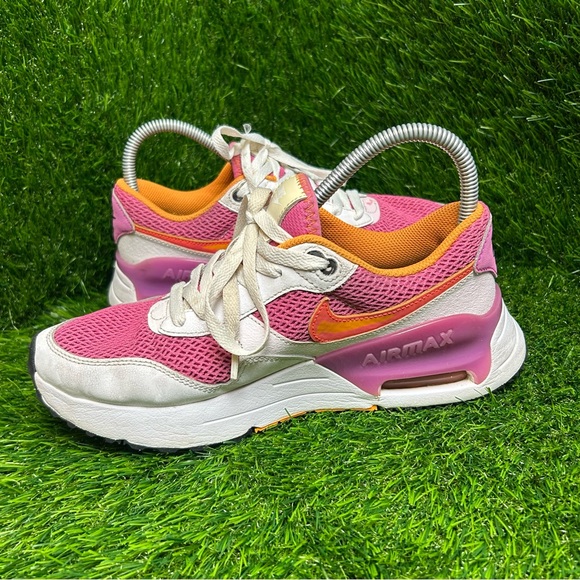 Nike Pink and White Air Max Sneakers - Picture 3 of 9